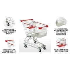 Buy Voltz Vz St L L Heavy Weight Steel Shopping Trolley Online At