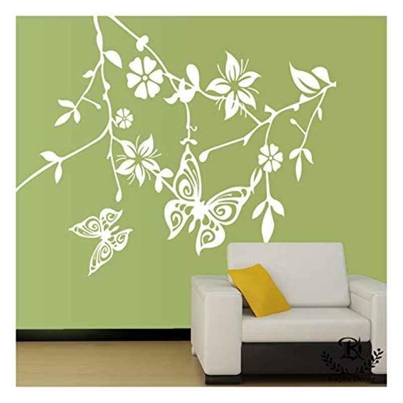 Buy Kayra Decor 72x90 Inch PVC Butterfly Wall Design Stencil KHSNT349