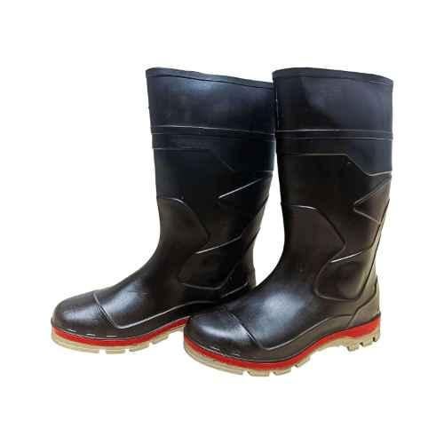 Buy Fortune Sensation Inch Pvc Black Safety Work Gumboots Size