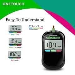 Buy Onetouch Select Plus Diabetes Test Glucometer Kit With Pcs Test