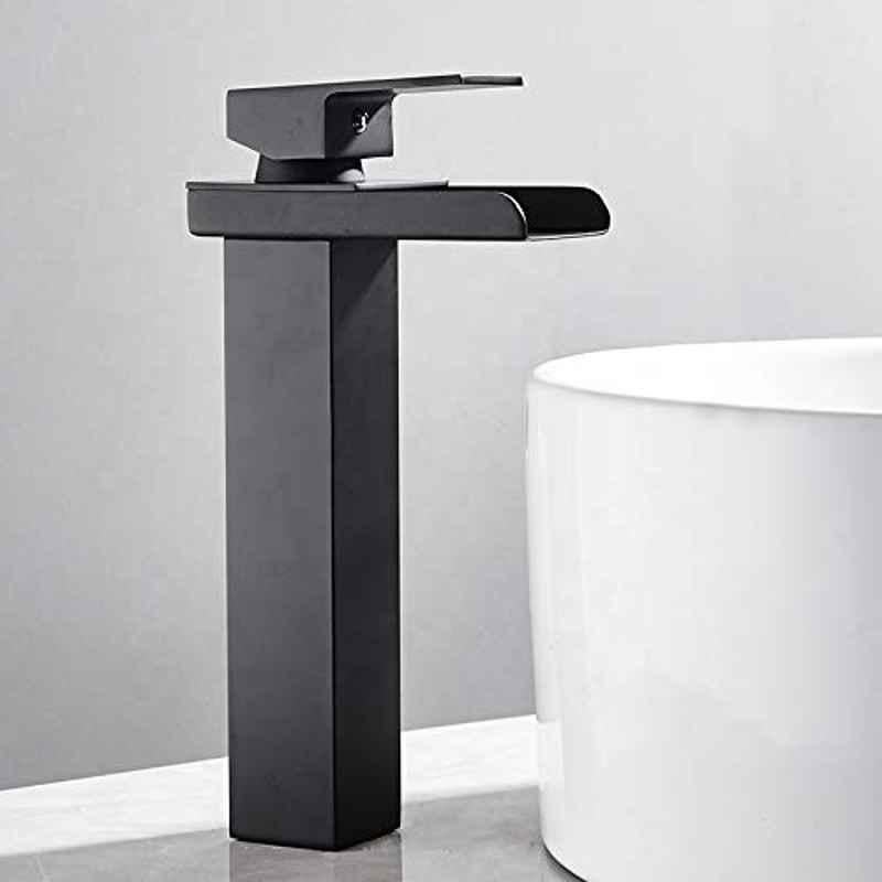 Buy Aquieen Luxury Brass Black Extended Body Basin Mixer Online At