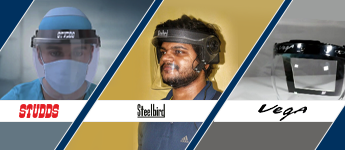 Face shield studds store online