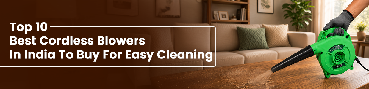 Top 10 Best Cordless Blowers in India to Buy for Easy Cleaning