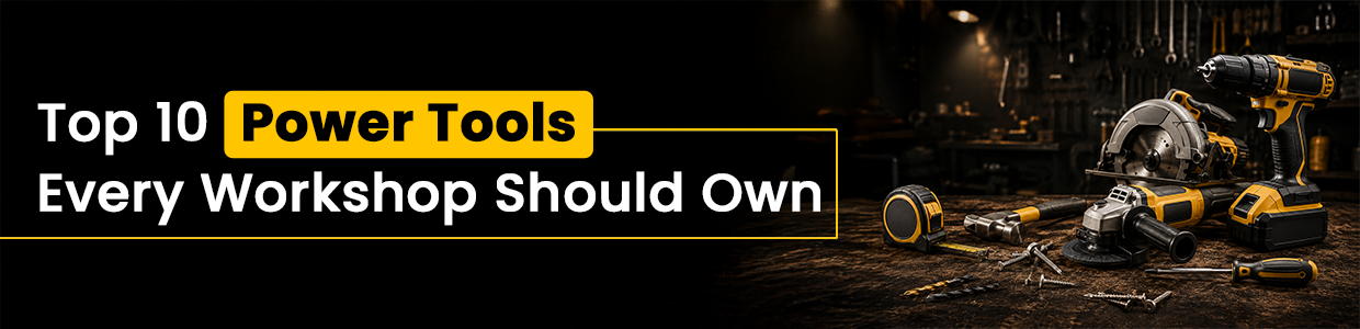 Top 10 Power Tools Every Workshop Should Own