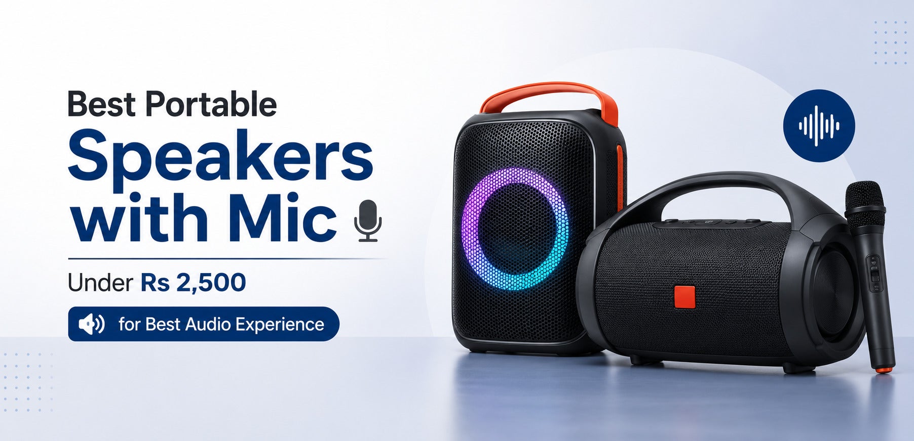 Best Portable Speakers with Mic Under Rs 2,500 for Best Audio Experience