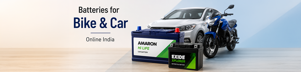Batteries for Bike and Car Online India A Complete Buying Guide