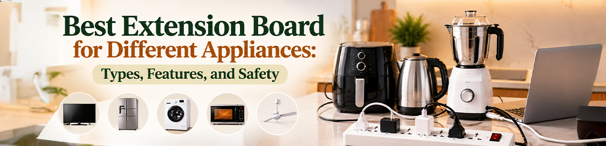 Best Extension Board for Different Appliances: Types, Features, and Safety