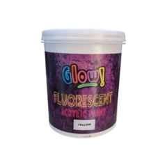 Glow 1L Yellow Water Base Fluorescent Paint