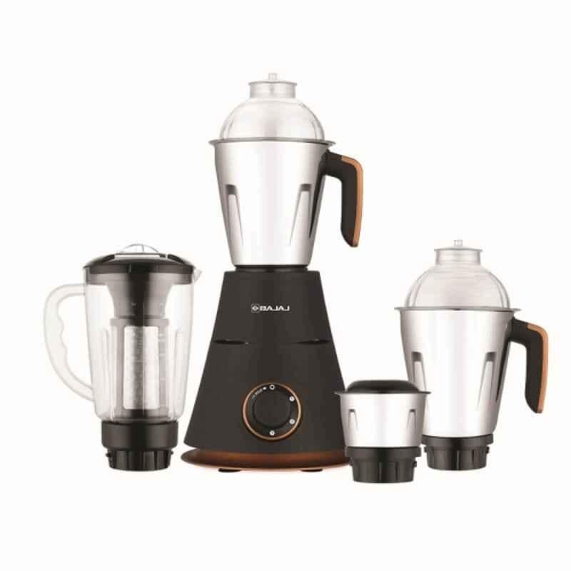 Bajaj Ninja Virtue 750W Black & Copper Mixer Grinder with 4 Jars & 2 Years Warranty, 410595