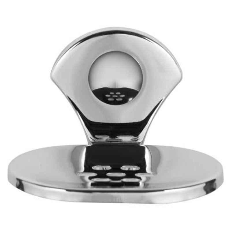 Pebble Stainless Steel Glossy Chrome Finish Single Soap Dish, PEBL-9