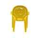 Italica Polypropylene Yellow Baby Arm Chair, 9623