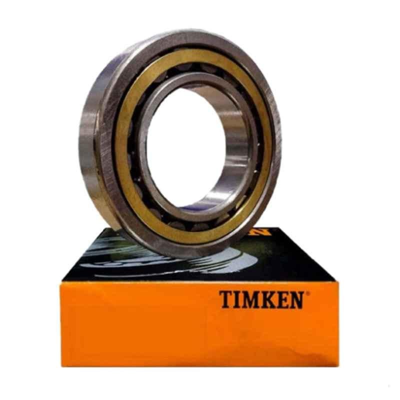 Timken NU317EMA Brass Cylindrical Roller Bearing, 85x180x41 mm