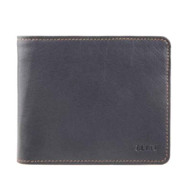 Elan Insignia 11x2x9cm 8 Slots Leather Blue Bifold Card Men Wallet, EI-1361-BU