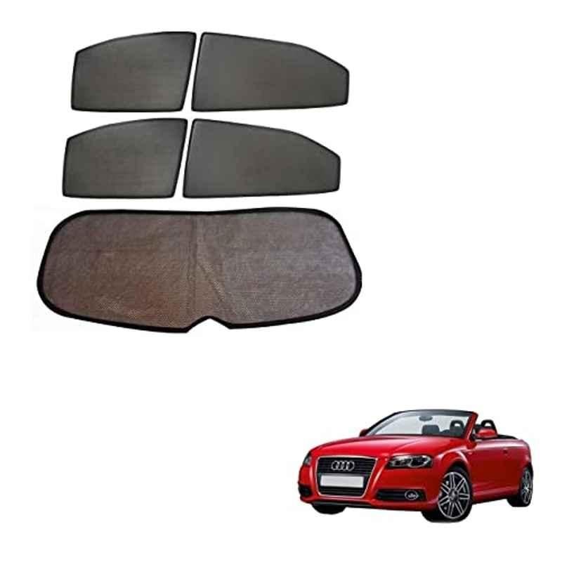Kozdiko 5 Pcs Mesh Black Fixed Window & Rear Sun Shades Set for Audi A3 Cabriolet