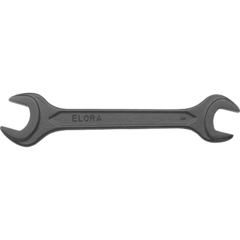 Elora 170mm Steel Gunmetal Finished Double Open Ended Spanner, 895-17x19