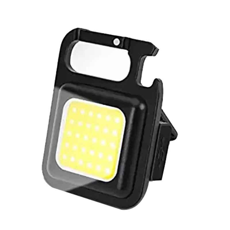 Niyamax T8 600 Kelvin Cool White 6x4x6 cm Metal Square 5 V Dc Key Chain (Pack of 5)