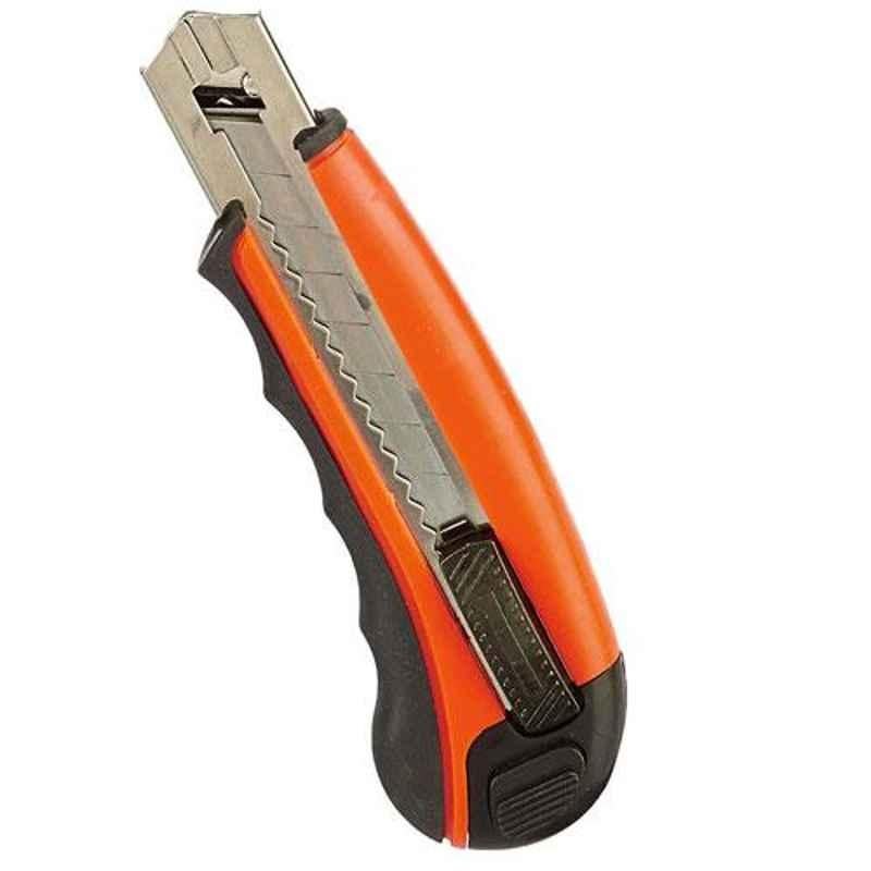 Black+Decker 18mm Orange & Black Autolock Cartridge S/O Knife, BDHT10396