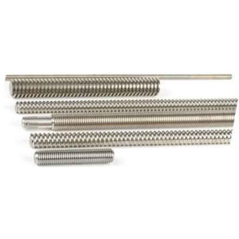 World Fasteners Stainless Steel Threaded Rod( Dia - 1/4inch Threaded Rod Length - 1 Mtr)