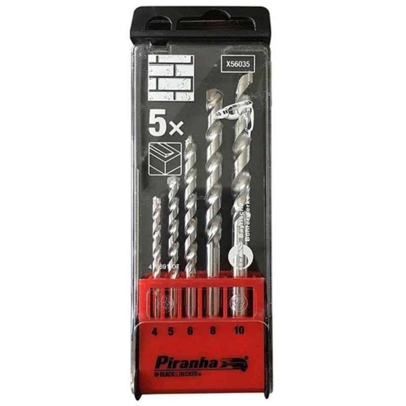 Buy Black Decker 5 Pcs HSS High Performance Masonry Drill Bit