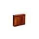 Angel Furniture 93.98x53.34x45.72cm Brown Honey Finish Solid Wood Folding Table, AF402H