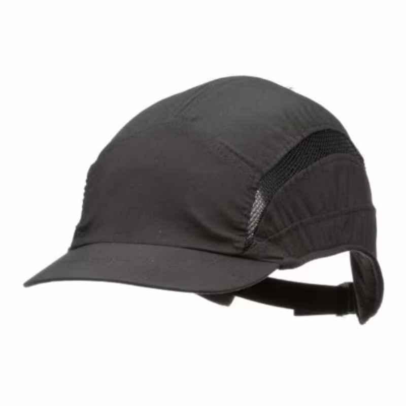 3M First Base 3 55mm Black Classic Reduced Peak Bump Cap, 2030610