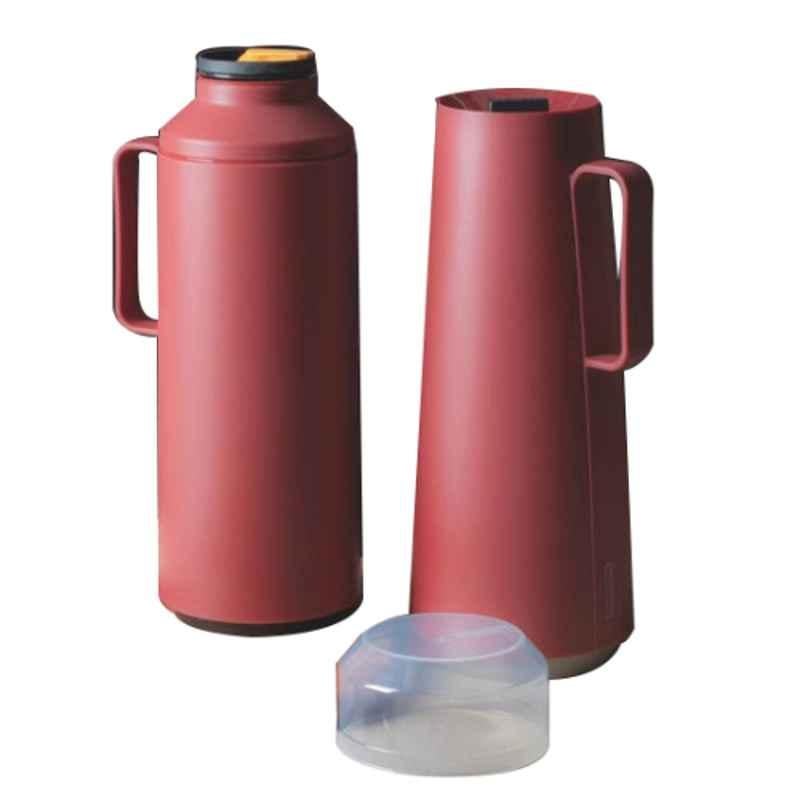 Tramontina Polypropylene Red Thermal Pot with 1L Glass Liner, 61636106