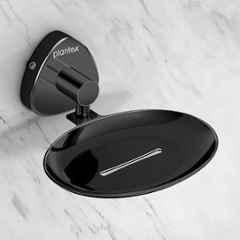 Plantex Stainless Steel Wall Mounted Soap Holder for Bathroom/Soap Holder for Kitchen/Soap Stand for Bathroom/Bathroom Accessories PVD Black Finish Angel