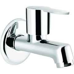 Somany Hemel Stainless Steel Silver Polished Finish Wall Mount Bib Tap with Wall Flange, 272211250021 by Moglix