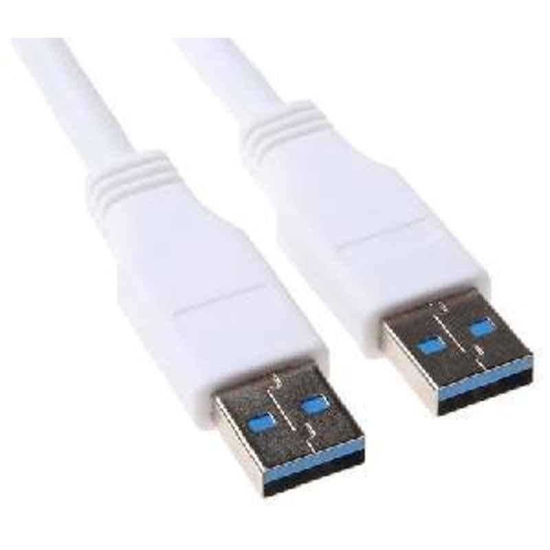 RS Pro USB 3.0 Cable Assembly Male USB A to Male USB A 3m 11.99.8976 50