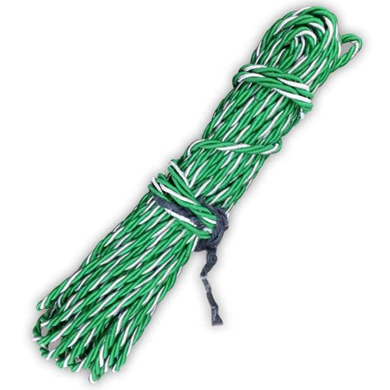 AllExtreme EX28LSG 28m Silver & Green High Strength Leg Guard Synthetic Towing Securing Rope