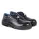 Liberty Warrior Leather Steel Toe Black Work Safety Shoes, 98-01-SSBA, Size: 8