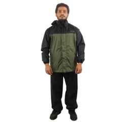 Mallcom Arcus Breathable PU Olive & Black Raincoat, Size: M