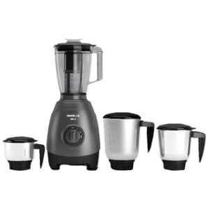 Havells Zello 750W Blade Grey Mixer Grinder with Stainless Steel Blade 4 Jars, GHFMGEPG075