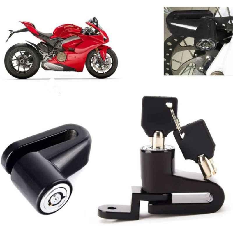 Auto Pearl Steel Black Heavy Duty Anti-Theft Disc Brake Lock for Panigale, Lock_154