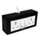 Palfrey 16A 2 Socket Black Polycarbonate Electric Extension Board with Two LED Indicator Switch & 20m Wire, BL 161620 IND
