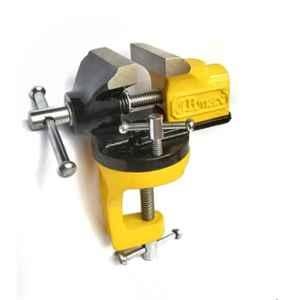 Climax 75mm Cast Iron Table Baby Vice with Revolving Clamp, CTCTBVRC75