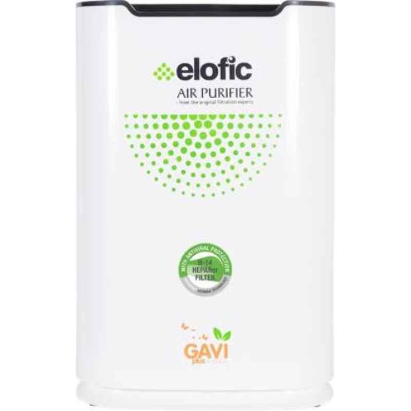 Elofic Gavi Plus 55W White Portable Room Air Purifier with Hepafier Filter