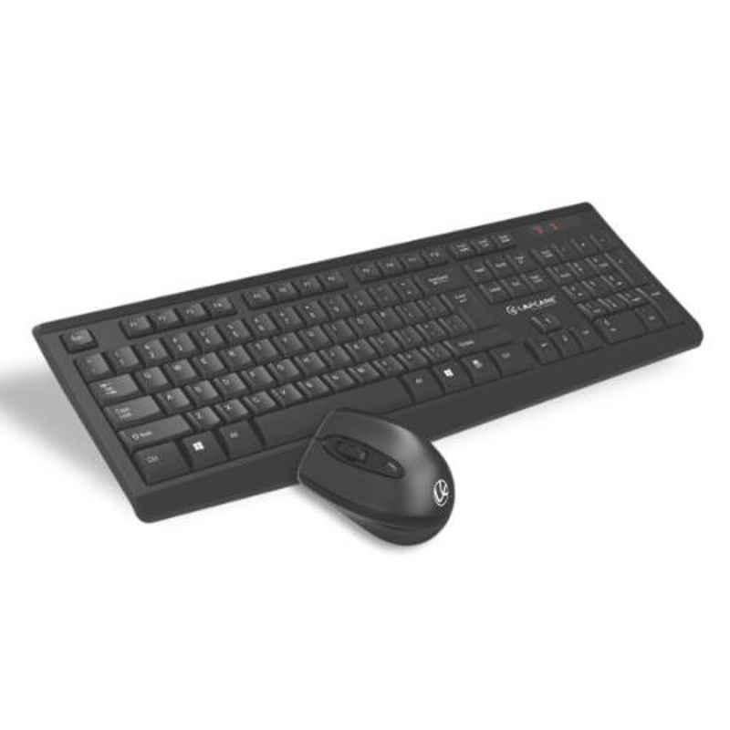 Lapcare 762g Black 12.4x4.7cm Wireless Keyboard mouse, LKKBWC6269