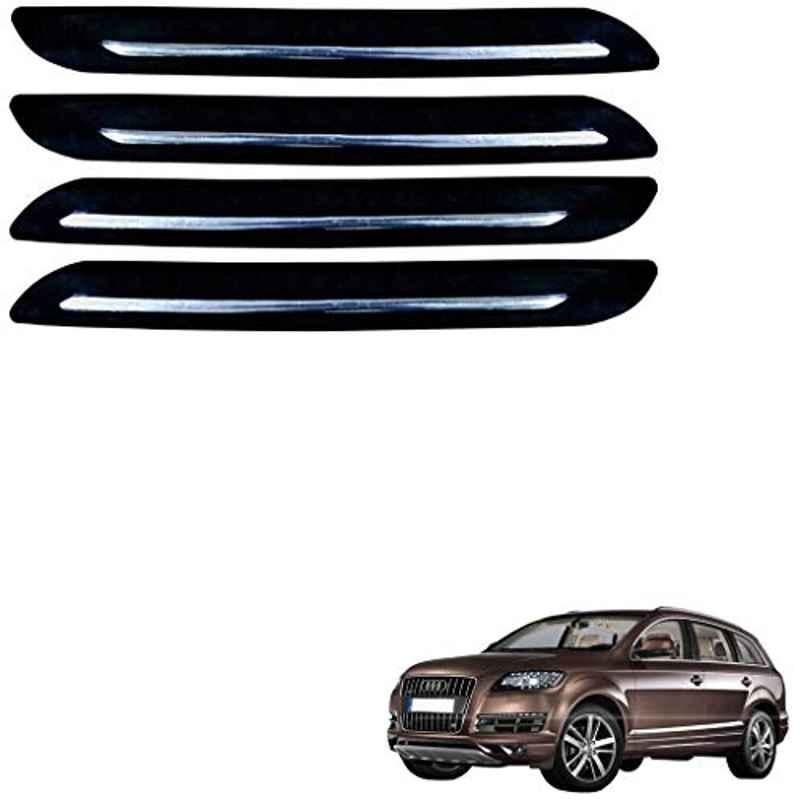 Kozdiko 4 Pcs Single Chrome Bumper Protector Set for Audi Q7