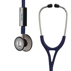 Lifeline Max III Stainless Steel Blue Dual Side Diaphragm Chest Piece Stethoscope with 2 Way Tube, STH002-DB