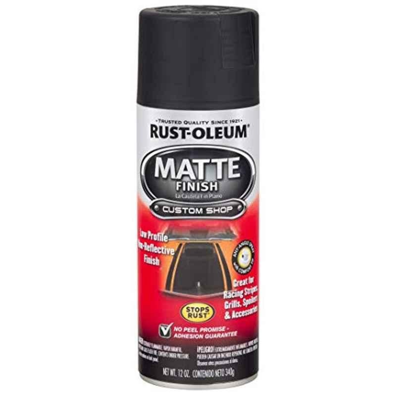 Rust-Oleum 340ml Black 263422 Matte Automotive Enamel