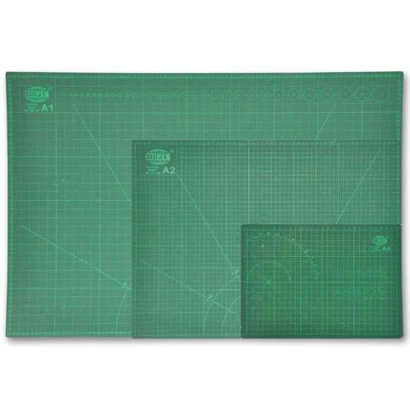 FIS A4 Green Double Sided Cutting Mat