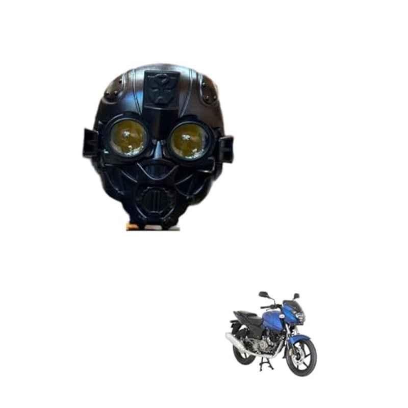 Kozdiko Yellow & White Amber Bumble Bee Face 4 Pattern Transformers Fog Light for Bajaj Pulsar 180
