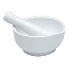 Generic 3 inch Round Porcelain Mortar Pestle, KT81PM