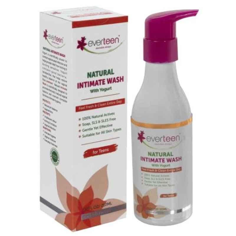 Everteen 210ml Yogurt Natural Intimate Wash for Feminine Hygiene