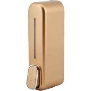 Fastgear 400ml PVC Golden Wall Mounted Cubical Liquid Soap Dispenser