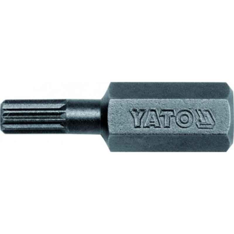 Yato 20 Pcs M12 8x30mm Spline Impact Screwdriver Bit Box, YT-7933