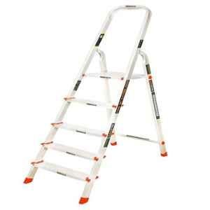 Eurostar 105 Aluminium Silver 4 Steps Ladder with Platform