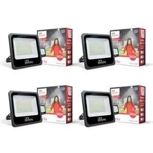 Murphy Genxt 100W 6500K Aluminium Cool White LED Flood Light for Outdoor (Pack of 4)