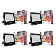 Murphy Genxt 100W 6500K Aluminium Cool White LED Flood Light for Outdoor (Pack of 4)